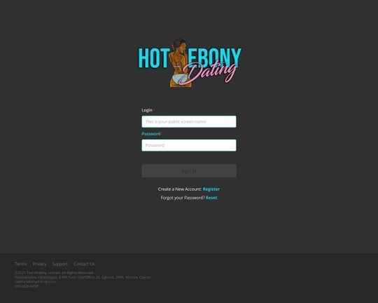 Hot Ebony Dating Logo